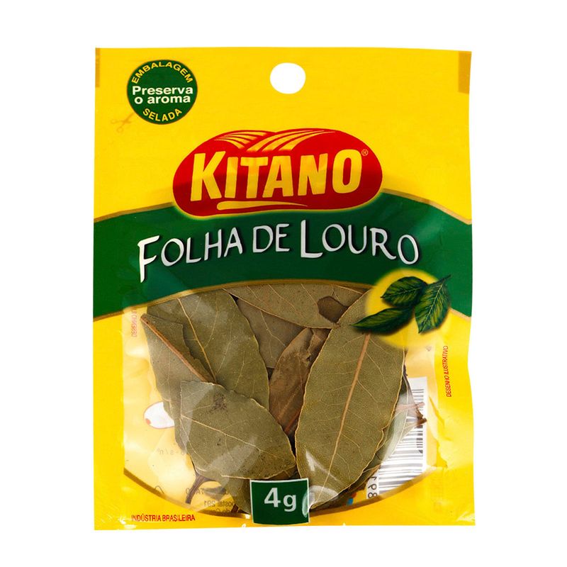 Folha De Louro Tradicional Kitano 4g Nacional Nacional Supermercados 1656